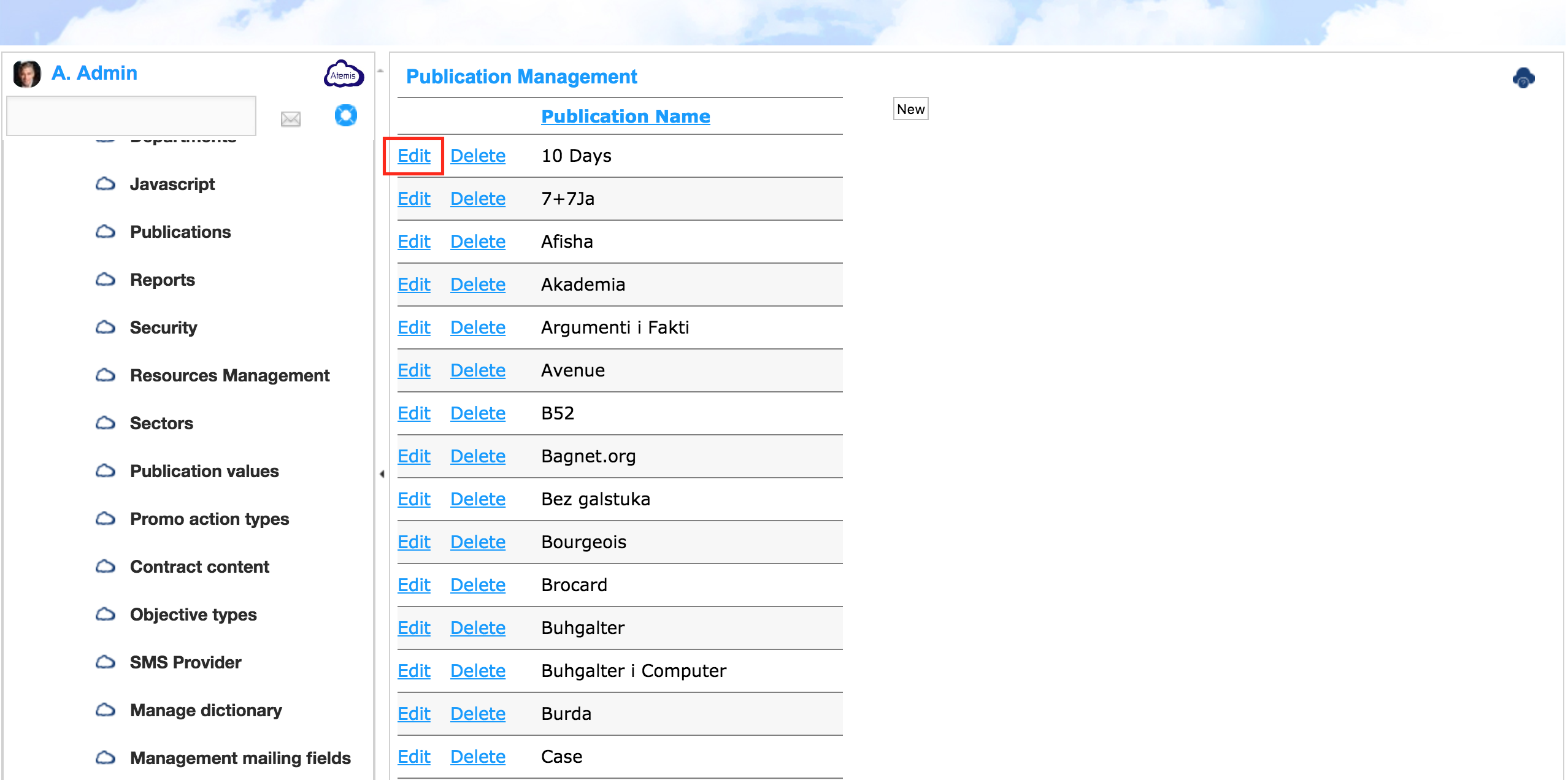 7.Backoffice &gt; Database | Management | Publications : This system is designed to provide users a convenient processing system from submission to the publication of manuscripts.&#160;You will be able to manage the list of newspaper that you have published. 

